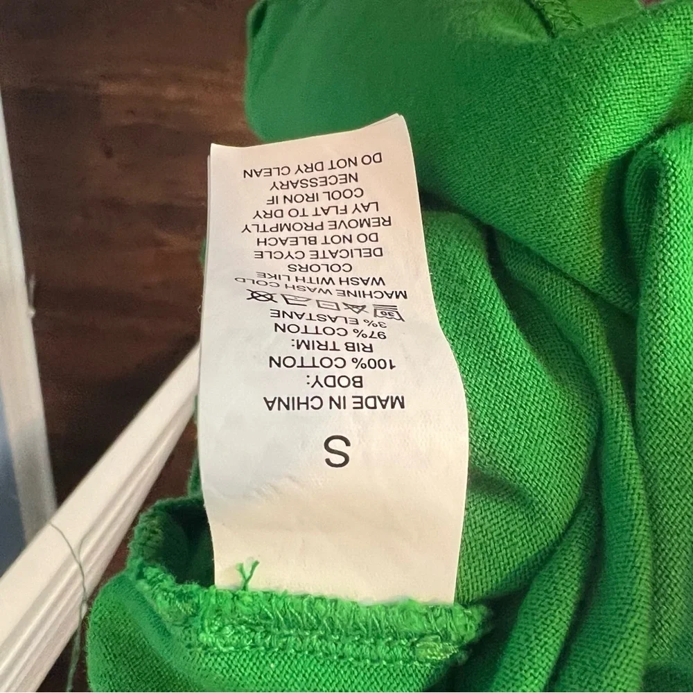 Kate Spade New York Colorblock Green and Pink Pattern Midi Length Dress